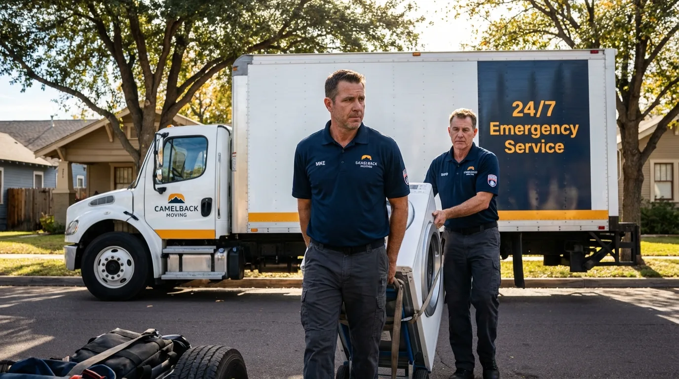 CamelBack Moving crew loading furniture in Ahoskie, NC